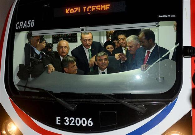 Marmaray tunnel officially opens on Turkish Republics 90th anniversary