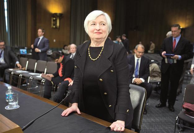 Janet Yellen punches through ‘glass ceiling’ as first female chair of Fed