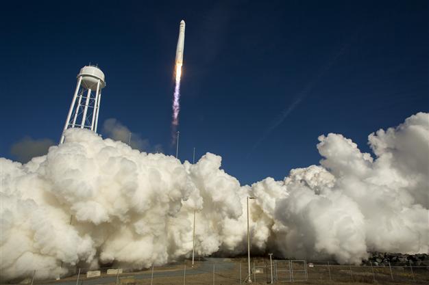 Orbitals cargo ship arrives at space station