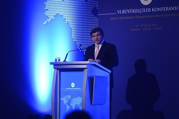 No active diplomacy possible without strong democracy, FM Davutoğlu says