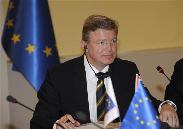 Judicial bill should conform to EU political criteria, Füle tells Çavuşoğlu