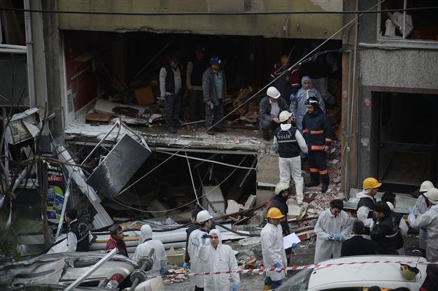 Gas explosion near Istanbul’s Taksim injures four