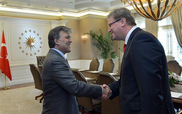 President Gül urges EU Commissioner to open new chapters in Turkey’s accession process