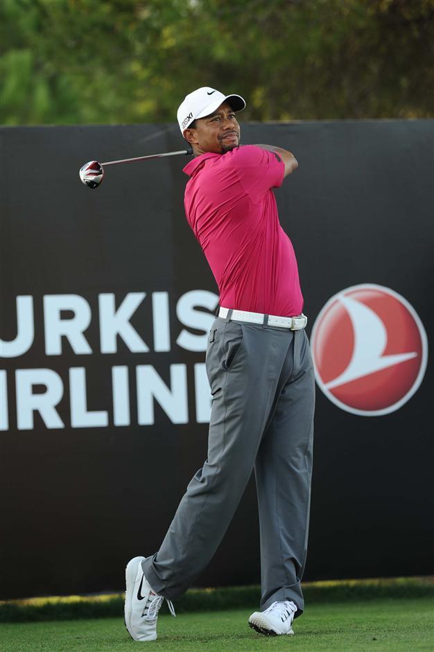 Good, bad and ugly as Tiger Woods takes on the trees in Turkey