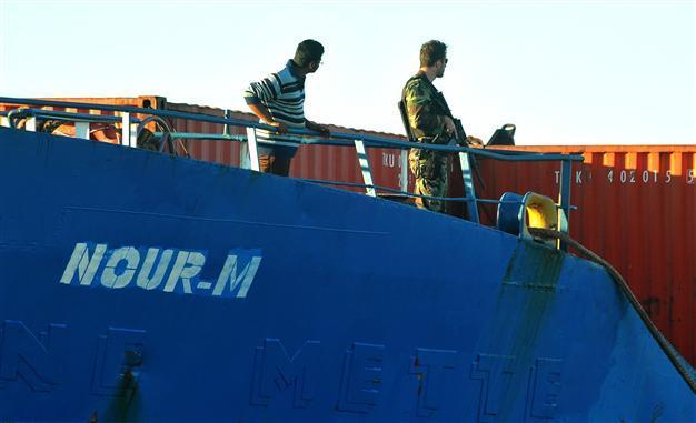 Turkish captain of ship intercepted by Greek coastguard denies carrying 20,000 Kalashnikovs