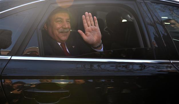 Implicated interior minister fires off parting shot during handover
