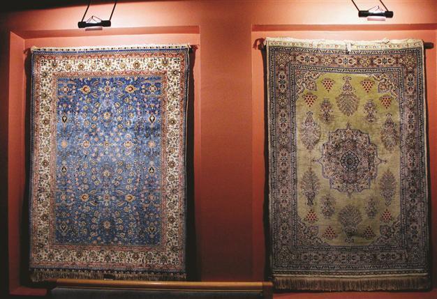 Patchwork method used for old carpets to survive as decoration