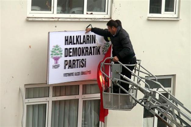 HDP office attacked in southern town of Fethiye in latest assault on party