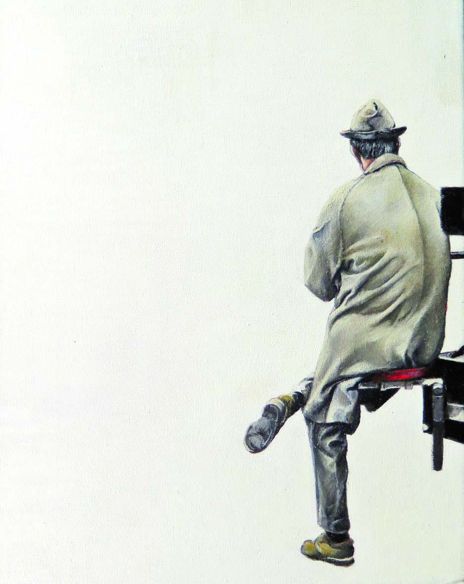 Painter Murat Şahinlers exhibition displays society and loneliness in daily life