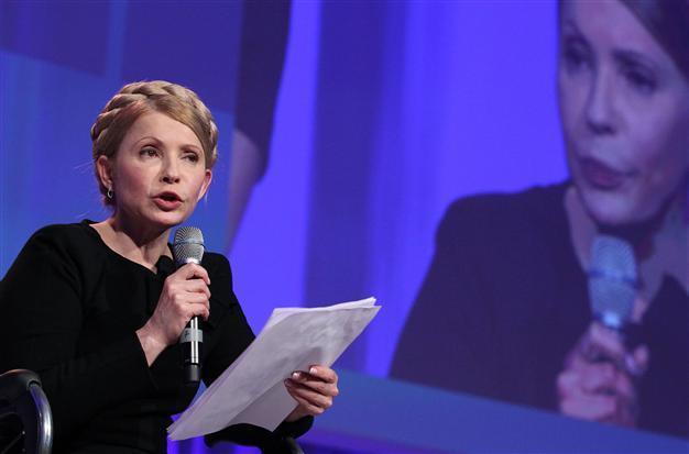 Ukraines Tymoshenko says wipe out Russians tape is montage
