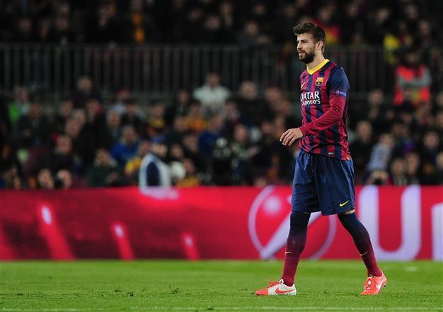 Pique out for four weeks, Costa to undergo tests
