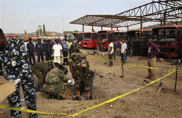 Bus station blast near Nigerian capital kills at least 35