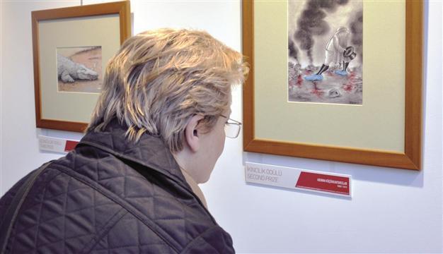 Cartoons of 30 years come to İzmir at an exhibition