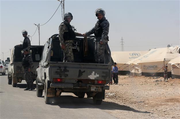 Jordan says it destroyed combat vehicles crossing from Syria