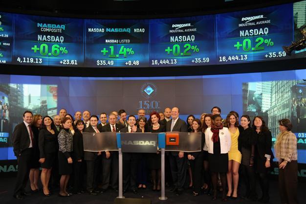 Turkish university head rings NASDAQ closing bell
