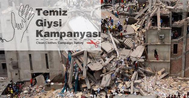 Turkish unions to mark fatal Bangladesh factory collapse as part of Clean Clothes Campaign