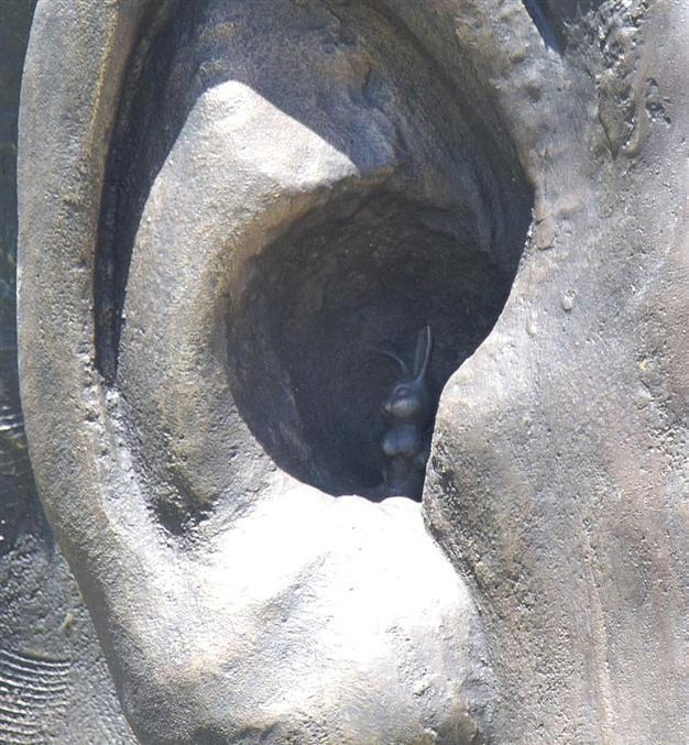 South Africa orders removal of rabbit from Mandela statues ear