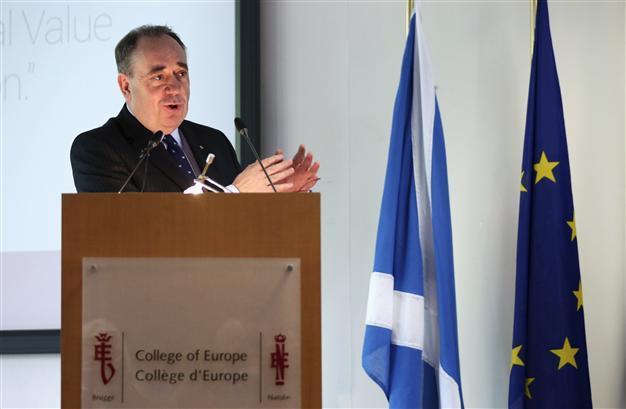 Euro-sceptic UK could force Scotland out of EU: Salmond