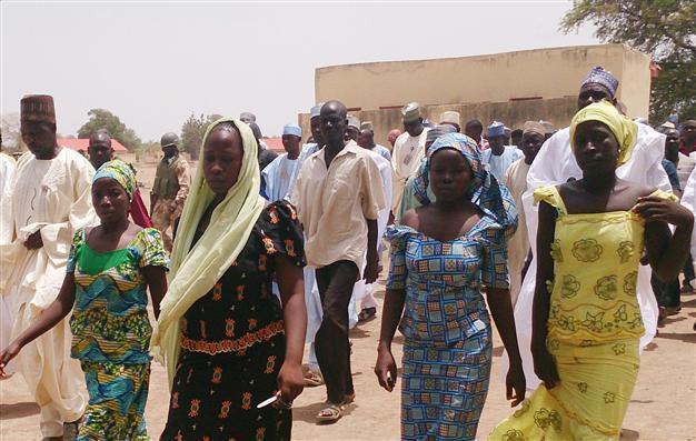 Abducted girls forced to marry Nigerian extremists