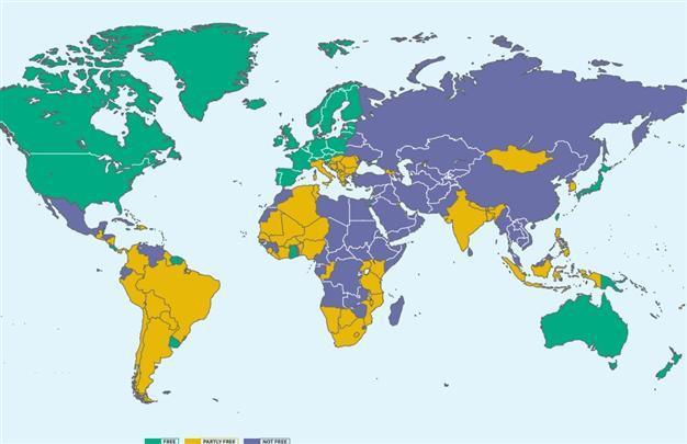 Turkey no longer even partly free, according to press freedom report