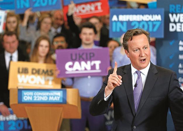 British PM Cameron woos eurosceptics ahead of EU vote