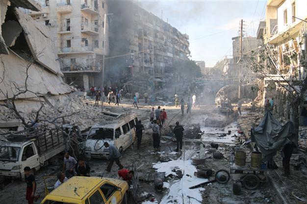 Children among 18 dead in two Syria bombings
