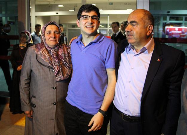 Turkish student detained in Egypt arrives home