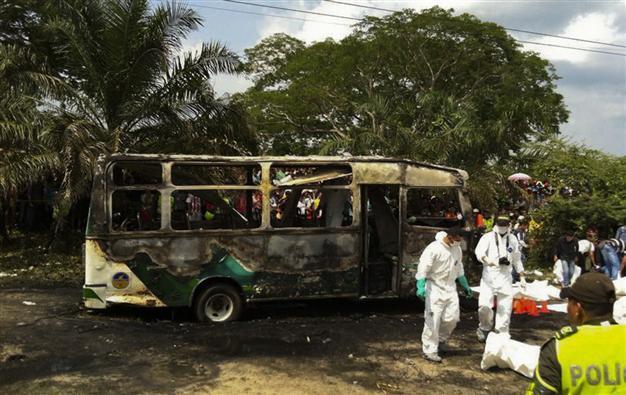 Colombia mourns 32 children killed in fiery bus explosion