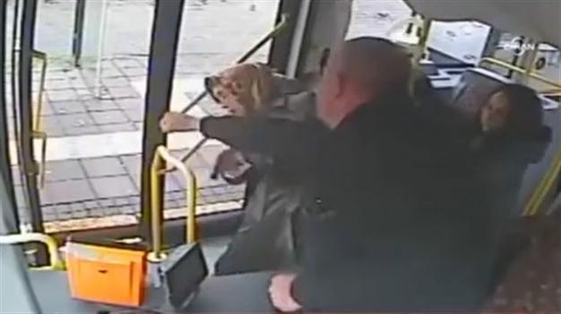 VIDEO: Bus driver beats woman in traffic fight