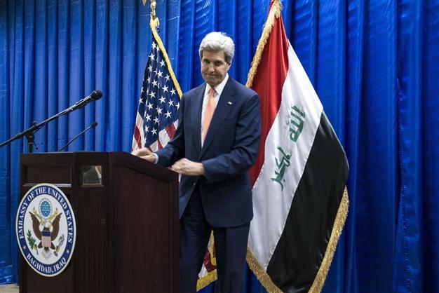 Kerry arrives in Iraqs autonomous Kurdish region to urge leaders to be part of national govt
