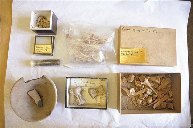 Sumerian materials found in box at British University