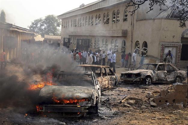 More than 50 die in Nigeria Islamist church attacks ahead of World Cup game