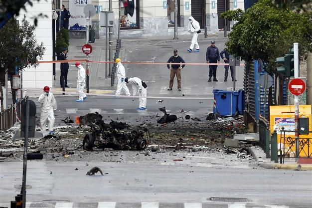 Booby-trapped car explodes outside Bank of Greece in Athens: Police