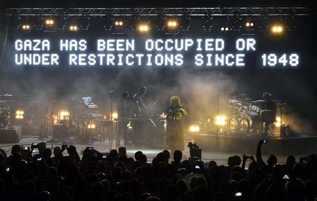 Massive Attack dedicate Lebanon gig to Gaza children