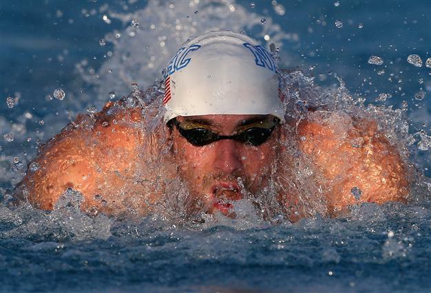 Phelps beaten in first final of comeback