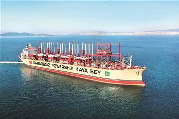 One Turkish power-generating ship held in Pakistan released