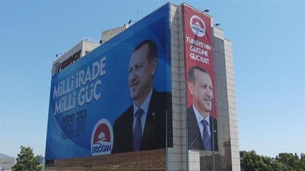 Erdoğan ads ‘cover all of Turkey’