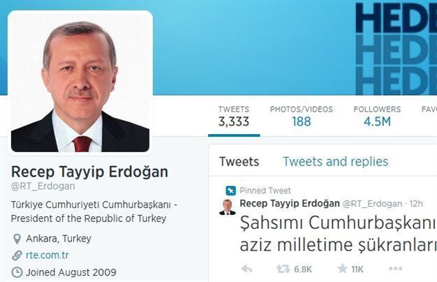 Turkey now has two presidents (on Twitter)