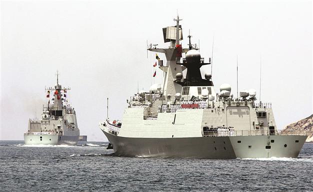 China joins US in biggest naval drill