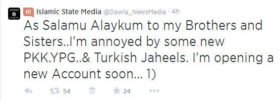 ISIL mouthpiece surrenders to Turkish, Kurdish trolls
