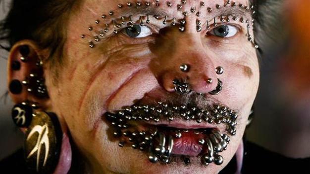 Dubai bars worlds most pierced man: report