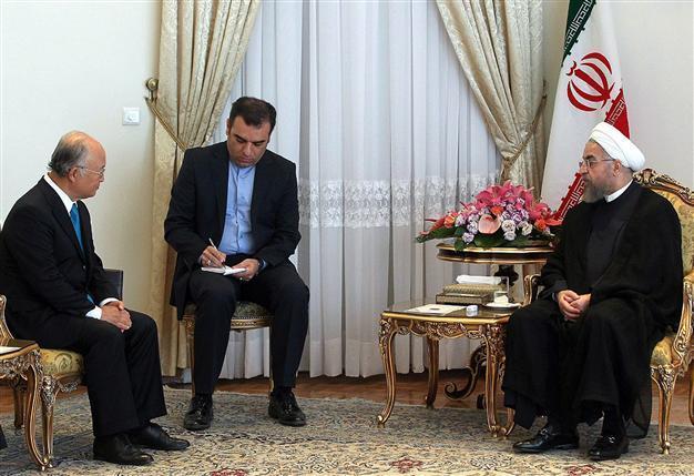 Iran tells UN nuclear chief no talks on missiles