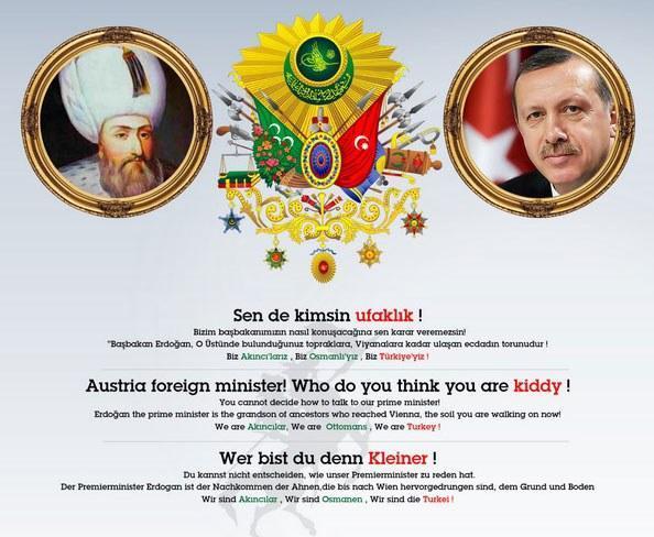 Austrian FM’s website hacked after ‘warning’ Turkish PM Erdoğan