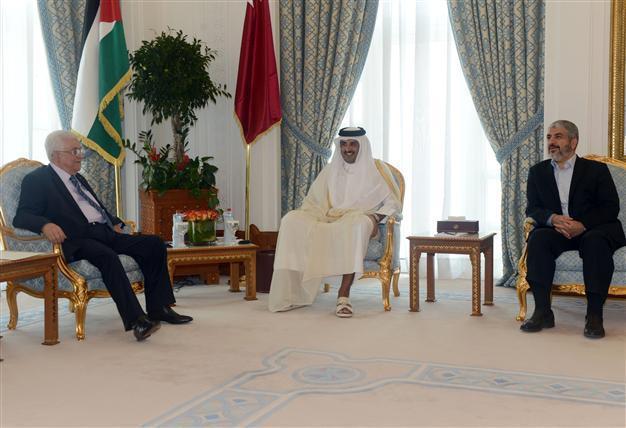 Abbas, Hamas chief hold second day of talks in Qatar