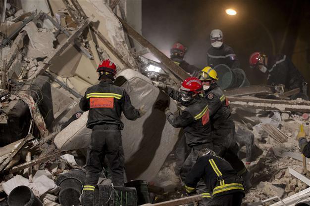 Six dead in Paris suburb building explosion