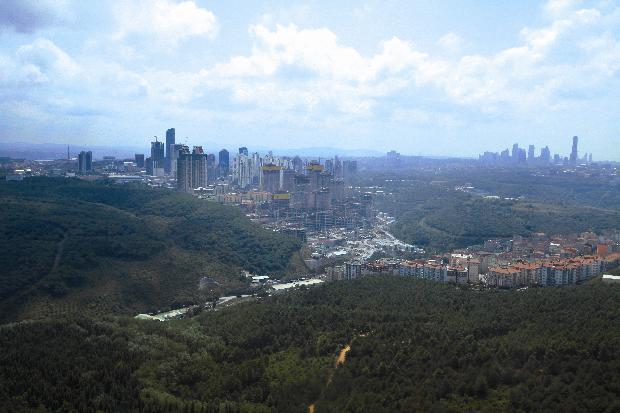 An aerial tour of Istanbuls disappearing forests