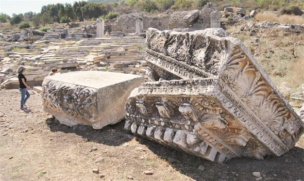 Temple of Serapis in Ephesus undergoes restoration