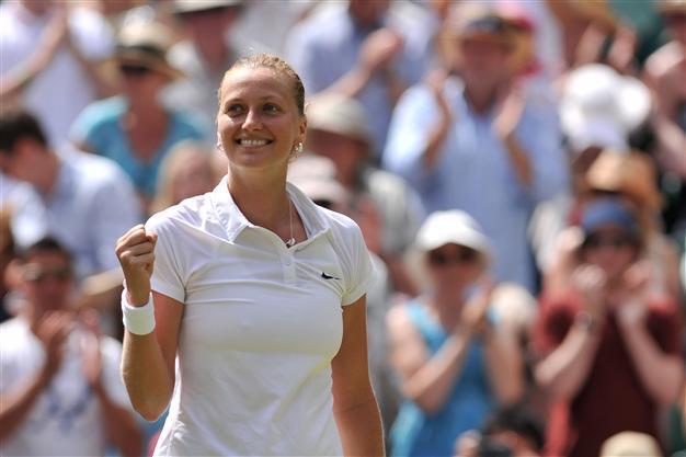 Kvitova sinks Safarova to earn Wimbledon final return