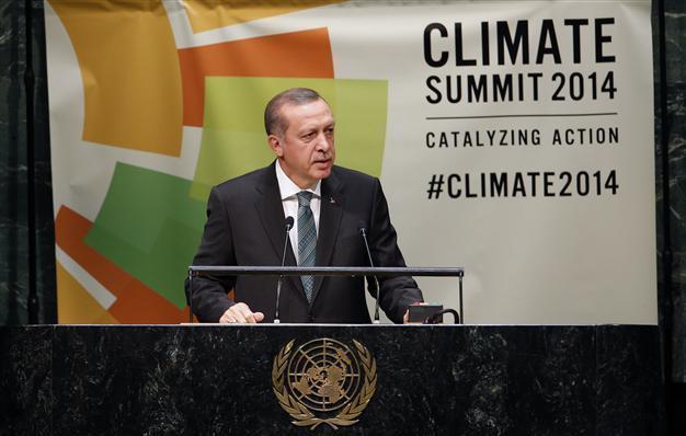 Turkey prepared to play role in fighting global warming: Erdoğan