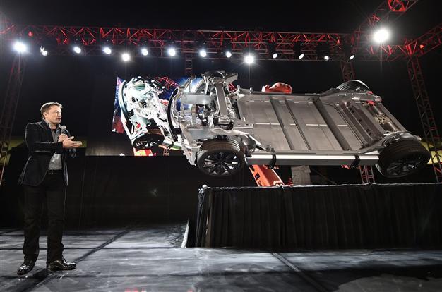 Tesla unveils new electric car for bad weather
